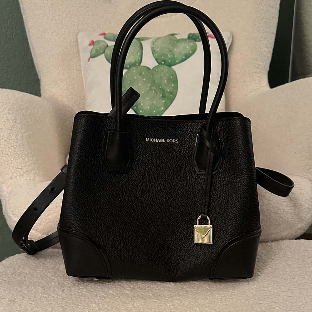 Michael Kors Black Satchel Bag